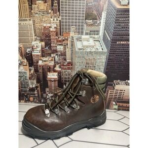 ASOLO Classic  Hiking Boots Brown Leather Vibram Mens US 9.5